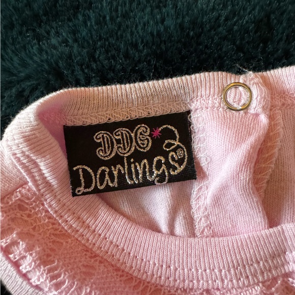 DDG Darlings Pink Daisy Lace Easter Baby Girls Infant Bodysuit Dress Spring - Picture 6 of 6